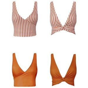 Baiia Marrakesh Reversible Bikini Wrap Top And Belt